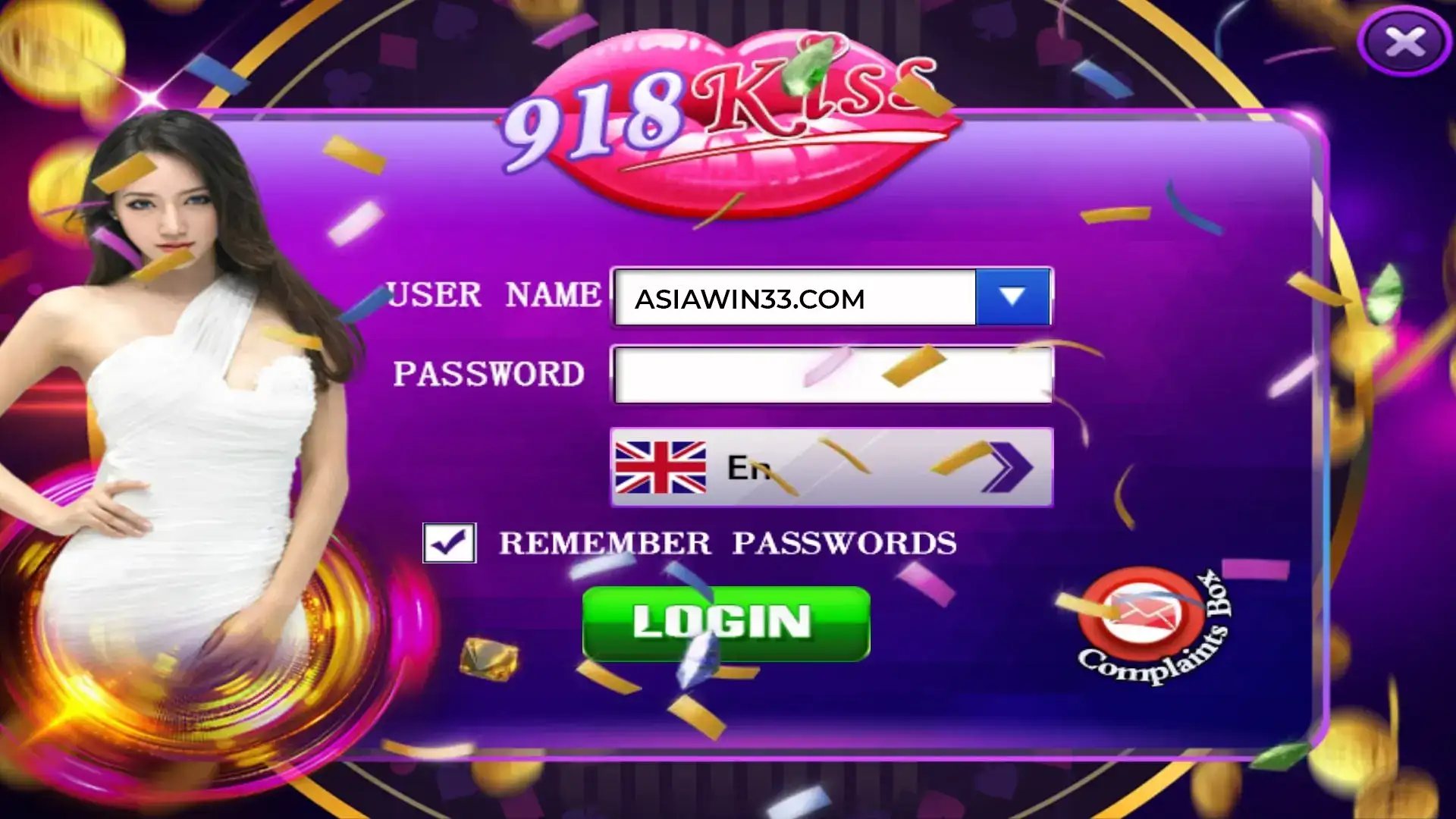 login